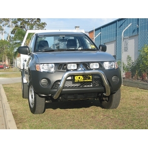 ECB Textura Black Powdercoat Nudge Bar to suit Mitsubishi Triton ML Excl GLX 07/06 - 08/09