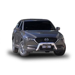 ECB Silver Hammertone Powdercoat Nudge Bar to suit Mazda CX-5 KF touring 02/17 - 12/21