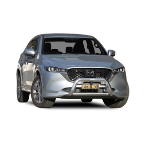 ECB Silver Hammertone Powdercoat Nudge Bar to suit Mazda CX-5 01/22 - Onwards