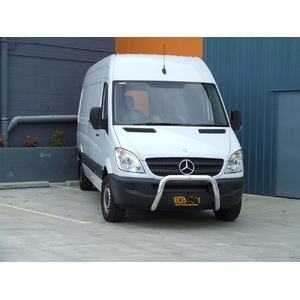 ECB Textura Black Powdercoat Nudge Bar to suit Mercedes-Benz Sprinter 10/06 - 09/13