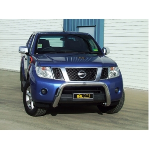 ECB Black Ripple Powdercoat Nudge Bar to suit Nissan Navara D40 ST-X 550 2011 - 03/15