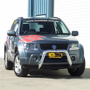 ECB Black Ripple Powdercoat Nudge Bar to suit Suzuki Grand Vitara Disc Rear BR 09/08 - 07/12