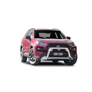 ECB Silver Hammertone Powdercoat Nudge Bar to suit Toyota Rav4 Edge Petrol 01/19 - Onwards