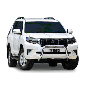 ECB Black Ripple Powdercoat Nudge Bar to suit Toyota Prado GX 11/17 - Onwards