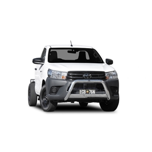 ECB Textura Black Powdercoat Nudge Bar to suit Toyota HiLux Workmate Wide Cab 05/19 - 07/21