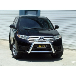 ECB Textura Black Powdercoat Nudge Bar to suit Toyota Kluger 09/10 - 02/14