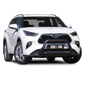 ECB Black Ripple Powdercoat Nudge Bar to suit Toyota Kluger 03/21 - Onwards