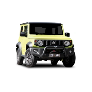 ECB Black Ripple Winch Mount Nudge Bar to suit Suzuki Jimny 11/18 - Onwards