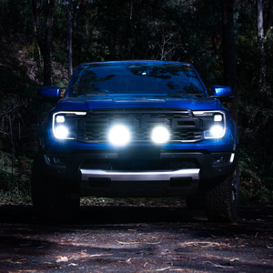 Bushranger Night Hawk Behind Grille Twin 7" Driving Light Kit for Ford Ranger Raptor 2022 - Onwards