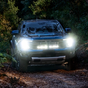 Bushranger Night Hawk Behind Grille Twin 13" Light Bar Kit for Ford Ranger Raptor 2022 - Onwards