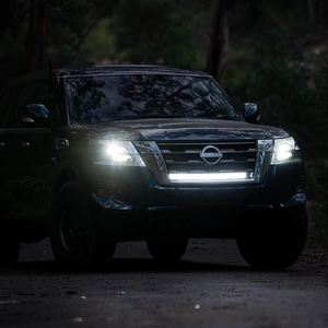 Bushranger Night Hawk Behind Grille 28" Light Bar Kit for Nissan Patrol Y62
