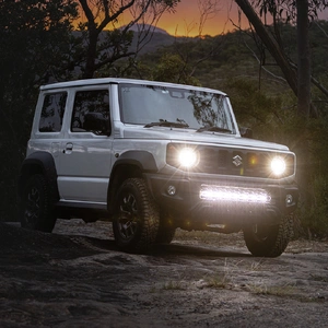 Bushranger Night Hawk Behind Grille 28" Light Bar Kit for Suzuki Jimny JB74 + JC74
