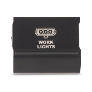 Bushranger Night Hawk Work Light Switch for Volkswagen Amarok 2016 - 2023 Top Dash (Black Strip)