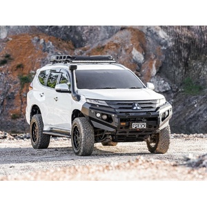 Piak Elite Non Loop Bullbar (Orange Recovery Points & Black Bash Plate) to suit Mitsubishi Pajero Sport QF 15/11/2019 - 15/03/2024