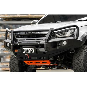 Piak Elite Loop Bullbar (Orange Recovery Points & Black Bash Plate) to suit Isuzu D-Max  01/07/2020 - 31/10/2023