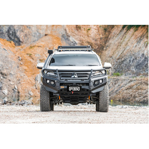 Piak Elite Loop Bullbar (Black Recovery Points & Bash Plate) to suit Mitsubishi Pajero Sport QF 15/11/2019 - 15/03/2024