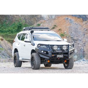 Piak Elite Loop Bullbar (Black Recovery Points & Orange Bash Plate) to suit Mitsubishi Pajero Sport QF 15/11/2019 - 15/03/2024