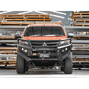 Piak Elite Loop Bullbar (Black Recovery Points & Bash Plate) to suit Mitsubishi Triton MR 01/11/2018 - 30/11/2023