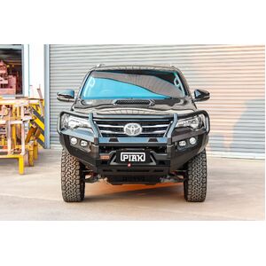 Piak Elite Loop Bullbar (Black Recovery Points & Orange Bash Plate) to suit Toyota Fortuner GUN156R 01/08/2015 - 30/05/2018