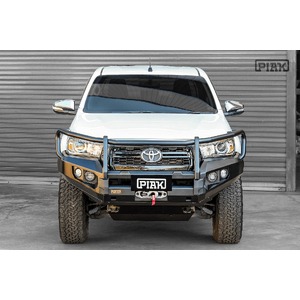Piak Elite Loop Bullbar (Black Protection Plate) to suit Toyota Hilux  01/07/2015 - 31/05/2018