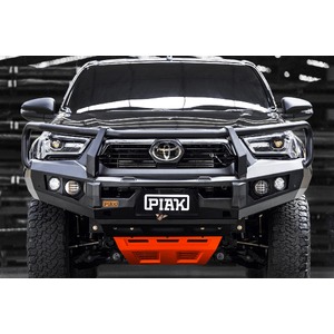 Piak Elite Loop Bullbar (Orange Recovery Points & Black Bash Plate) to suit Toyota Hilux  01/05/2020 - 31/12/2023