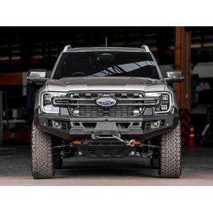 Piak Genesis Non Loop Bullbar (Black Recovery Points & Orange Bash Plate) with 90mm Fog Lights to suit Ford Everest UB / U704 01/06/2022 - Onwards