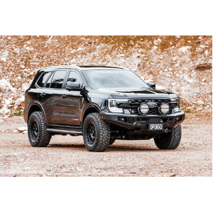Piak Genesis Non Loop Bullbar (Black Recovery Points & Bash Plate) to suit Ford Everest UB / U704 01/06/2022 - Onwards