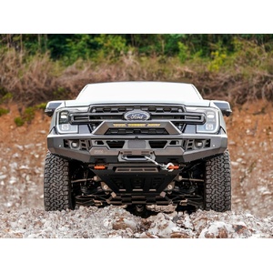 Piak Genesis Non Loop Bullbar (Black Recovery Points & Orange Bash Plate) to suit Ford Everest UB / U704 01/06/2022 - Onwards