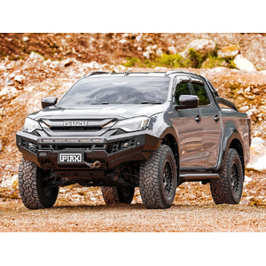 Piak Genesis Non Loop Bullbar (Black Recovery Points & Bash Plate) to suit Isuzu D-Max RG 01/11/2023 - Onwards