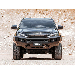 Piak Genesis Non Loop Bullbar (Black Recovery Points & Bash Plate) to suit Isuzu MU-X  01/06/2021 - 31/10/2024