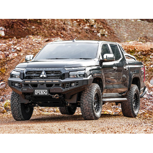 Piak Genesis Non Loop Bullbar (Black Recovery Points & Bash Plate) to suit Mitsubishi Triton MV 01/12/2023 - Onwards