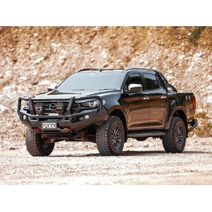 Piak Genesis Loop Bullbar (Orange Recovery Points & Black Bash Plates ...