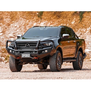 Piak Genesis Loop Bullbar (Orange Recovery Points & Black Bash Plates) to suit Mazda BT-50  01/07/2020 - 15/12/2024