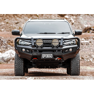 Piak Genesis Loop Bullbar (Orange Recovery Points & Black Bash Plate) to suit Isuzu MU-X  01/06/2021 - 31/10/2024