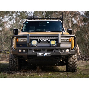 Piak Genesis Loop Bullbar (Black Recovery Points & Bash Plate) to suit Toyota Prado 250 Series 01/08/2024 - Onwards