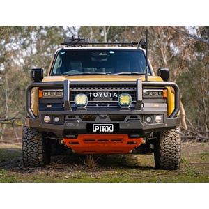 Piak Genesis Loop Bullbar (Black Recovery Points & Bash Plate) to suit ...