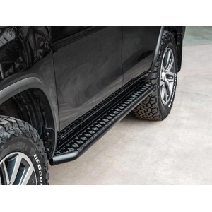 Piak Side Step (Black) to suit Toyota Fortuner GUN156R 01/08/2015 - 31/05/2018