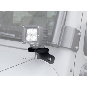 Jeep Wrangler JK/JKU Windshield Spot Light Brackets by Front Runner - RRAC014