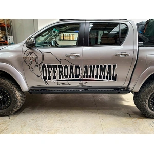 Offroad Animal Rock Sliders, Suitable for Toyota Hilux N80, 2015 on