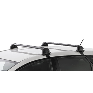 Rhino Vortex ROC25 Flush Black 2 Bar Roof Rack for MG 6  5dr Hatch  1/17 On