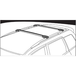 Prorack Aero Rail Bars 110 - 120cm (Silver)