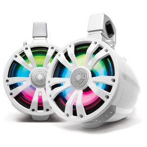 EcoXGear SoundExtreme ExtremeTower TA8 Amplified Marine Speakers (White)