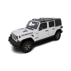 Rhino-Rack Vortex SG Black 2 Bar Roof Rack for JEEP Wrangler JL Hard Top 4DR 4WD (04/2019-Current) - SG59