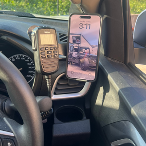Scrub King Phone & UHF Mount to suit Isuzu D-Max 2024 - 2025