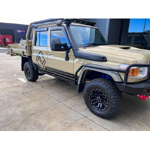 Offroad Animal Rock Sliders with Brush Rails to suit for Toyota Land Cruiser 79/78 Series 2007 - 2023