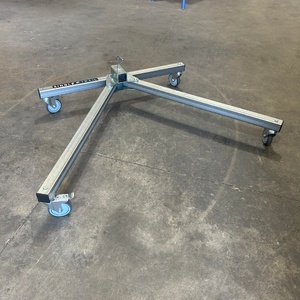 Single Trail Garage Trolley Stand (Zinc Finish)