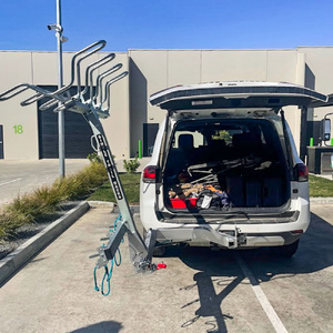 Single Trail Super-EFS Vertical Swing-Away 3 Bike Carrier - Driver Side (Powercoated Finish)