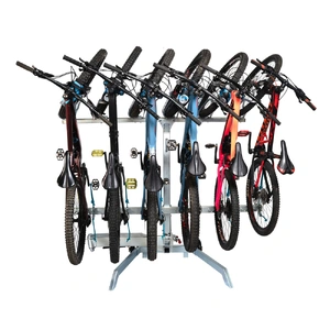 Single Trail Super-EFS Vertical Swing-Away 6 Bike Carrier - Driver Side (Zinc Finish)