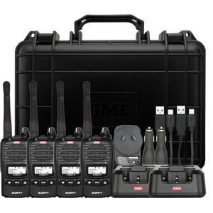 GME 2 Watt UHF CB Handheld Radio - Quad Pack