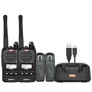 GME 2 Watt UHF CB Handheld Radio - Twin Pack